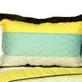 thumbnail image 2 of Mira Beauty 3PC Vermicelli-Quilted Patchwork Quilt Set (Full/Queen Size), 2 of 4