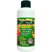 Broncolin Honey Syrup with Natural Plant Extracts & Propolis Dietary Supplement, 11.4 oz