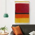 thumbnail image 4 of Mark Rothko Prints 《Violet, Black, Orange, Yellow on White And Red》 Wall Art Paintings Poster Canvas Wall Art Prints Poster Gifts Photo Decor Home 24x36inch(60x90cm), 4 of 6