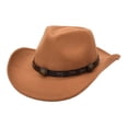 thumbnail image 4 of LIUYUNNN Oversized Cowboy Hat Classic Cowboy Hat Western Headwear For Outdoor Festival Sun, One Size, 4 of 4