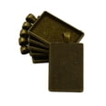 thumbnail image 2 of Base De Marco De Bisel Rectangur En 6 Piezas Para Colgante De Colr De Cabujón De 25x37 Mm Sunnimix Conector, 2 of 7