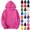 B-Hot Pink, variant on Hoodie for Man Casual Fashionable Long Sleeved Hooded Pocket Top Long Sleeve Hooded Pullover Sweatshirts Blouse