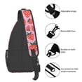 thumbnail image 4 of Lsque Cartoon Strawberry Pattern Cross Chest Bag Diagonally – Premium Durable Front Chest Sling with Adjustable Padded Strap, High-Capacity Storage, 4 of 8