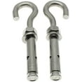 thumbnail image 2 of 2Pcs Expansion Hook M8 Open Heavy Duty Expansion Screw Hook Anchor Bolt Cup Concrete Brick Hook 304 Stainless Steel (No Spring Buckle), 2 of 5