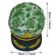 thumbnail image 4 of Capitán Hat PEWHAUL, velero Navy Marine Admiral Green, 4 of 6