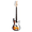 Sunset Color, variant on Hassch Fretless 4 String Electric Bass Guitar with Bag, Full Size Bass with Strap, Plectrum, Amp Wire and Spanner Tool, Burlywood
