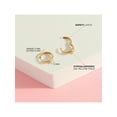 thumbnail image 5 of 14k Gold Single Opal Pronged 7mm Baby / Toddler / Kids Earrings Hoop, 5 of 7