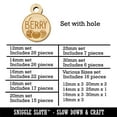 thumbnail image 2 of Berry Text with Image Flavor Scent Wood Mini Charms Shapes DIY Craft Jewelry - With Hole - 20mm (15pcs), 2 of 7