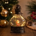 thumbnail image 6 of Christmas Decorations Indoor Outdoor Under 10$ Clearance! Christmas LED Lantern Decoration, Vintage Hanging Lamp with Santa Snowman Reindeer Inside, Battery Operated Holiday Gift, 6 of 8