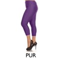 thumbnail image 1 of PLUS Women's Solid Cropped Pants, 1 of 3