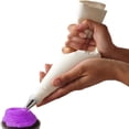 thumbnail image 4 of Juego de puntas para tuberías, 3 tamaños, juego de puntas para tuberías de silicona reutilizables profesionales, bolsa de llenado de sello, decoración para decoración de cupcakes, muffins, pasteles, 4 of 5