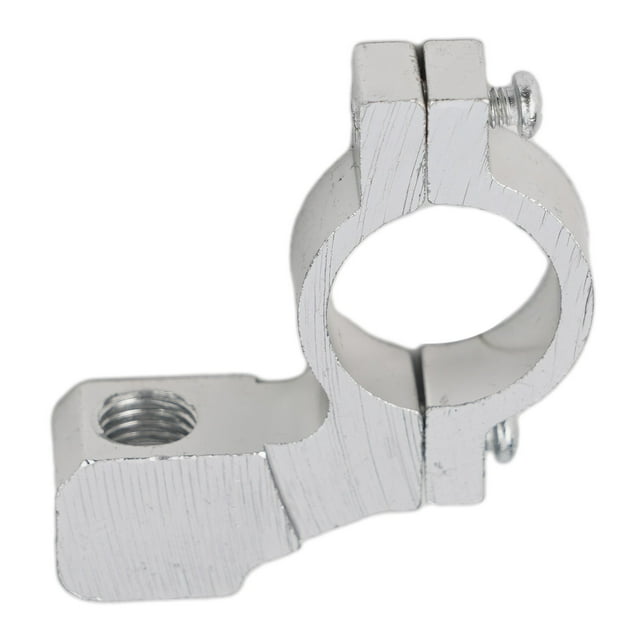 10Mm Thread Dia Motorcycle Handlebar Rearview Mirror Clamp Bracket Aluminum 7/8" Handlebar Moto Accessory Silver Mingyiq
