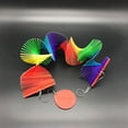 thumbnail image 5 of Colorful Wood Wind Chimes Twisted Rainbow Wind Chime Wind Spinner For Kindergarten Garden Outdoor Decorative Wind Spiral Pendant, 5 of 8