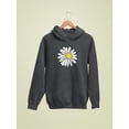 thumbnail image 3 of Daisy Hand Drawn Doodle Hoodie Women -Image by Shutterstock, Female Small, 3 of 4
