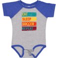 thumbnail image 3 of Inktastic Eat Sleep Soccer Repeat Boys or Girls Baby Bodysuit, 3 of 5