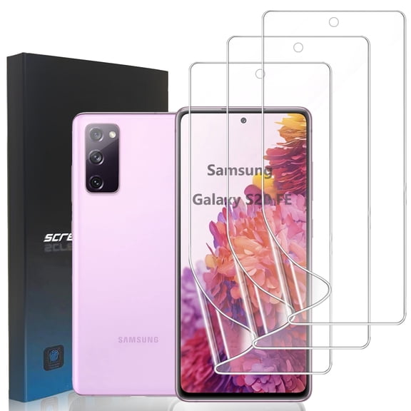 ZYQEEE [3 Pack] Clear Screen Protector for Samsung Galaxy S20 FE 6.5", Soft TPU Protective Film [Not Tempered Glass],Support Fingerprint,Case Friendly
