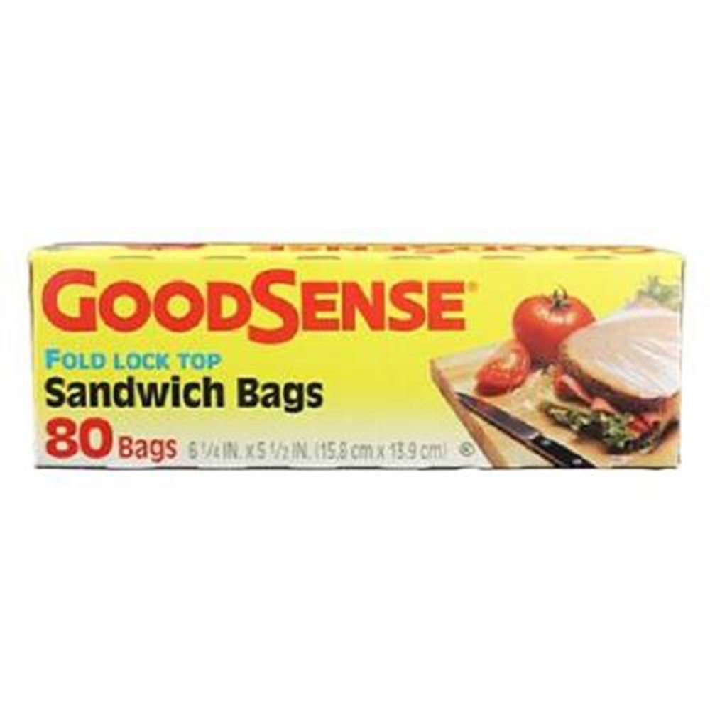 Sandwich Bag(Good Sense) 80Ct 1 count only