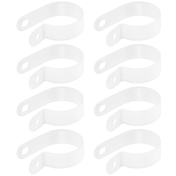 WHAMVOX  20 Pcs Ethernet Cable Clips Outdoor Light Rope Brackets Black