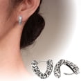 thumbnail image 2 of Hearth & Gear Earrings For Girls Design Light Advanced Peach Heart Ear Clips Temperament Cold Style Earrings Earrings for Girls Ears Earrings Set for Women Small Hoop Earrings for Women Candy Heart, 2 of 4