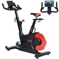thumbnail image 3 of Smart Knob Electromagnetic Control Indoor Cycling Bike with Adjustable Resistance, LCD Monitor, Dual-Triangle Frame, and Comfort for Home Fitness Enthusiasts, 3 of 9