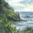 thumbnail image 2 of Tre Sorelle Studios 26x26 White Modern Wood Framed Museum Art Print Titled - Blue Bell Ocean landscape, 2 of 4