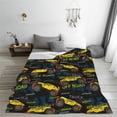 thumbnail image 5 of Honeii Monster Truck1 Print Fleece Blanket - Throw Blanket for Bed, Sofa, Couch, Camping, and Travel , Microplush Ultra Soft Warm Blanket-40"x30", 5 of 7