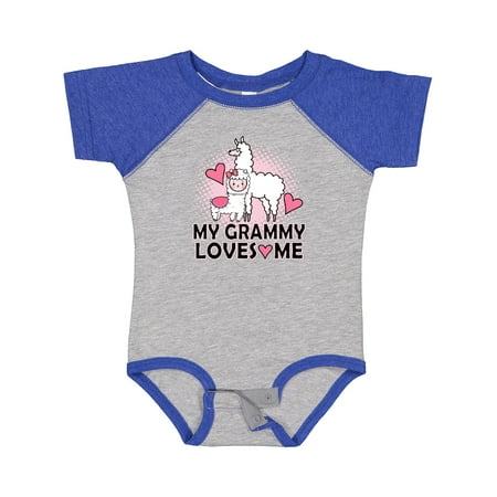 

Inktastic Grammy Loves Me Llama Gift Baby Girl Bodysuit
