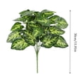 thumbnail image 3 of Artificial Green Plants with Realistic Foliage - Lifelike Potted Plant for Home Decor Office Commercial Display - Maintenance-Free Durable Plastic Greenery for Indoor Outdoor Landscaping, 3 of 6