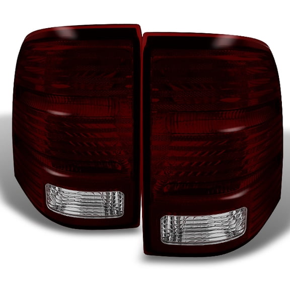AKKON - For Ford Explorer Soupe SUV Red Smoke Lens Tail Lights Rear Brake Lamps Replacement Left Right Pair