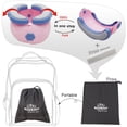 thumbnail image 3 of 2-in-1 Go Potty for Travel, Portable Folding Compact Toilet Seat,Potty Training Toilet Chairs for Toddler Boys & Girls with Storage Bag and Potty Liners by BlueSnail (Blue+Pink), 3 of 8