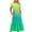 Multicolor Dress for Women_j, variant on Ygbgbb Women's Flowy Ankle Length Dress with Pockets Round Neck Short Sleeve Dress Gradient Color Casual Swing Tiered Loose Empire Waist Fashion Summer Dress for Elegant Lady Multicolor L