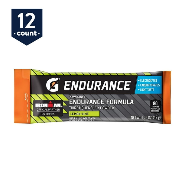 Gatorade Endurance Formula Thirst Quencher Powder Lemon Lime 1.72 Ounce