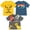 Orange / blue / gray, variant on Disney Lion King Simba Timon Pumbaa Big Boys 3 Pack T-Shirts Toddler to Big Kid