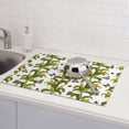 thumbnail image 6 of Vsdgher Corn And Butterflies Dish Drying Mat Super Absorbent Drying Mat Large Dish Drying Mats for Kitchen Counter Kitchen Drying Mat 24" x 18", 6 of 7