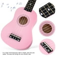 thumbnail image 3 of 21" Black Soprano Ukulele for Kids - Full Basswood Instrument for Beginners, 3 of 5