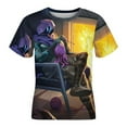 thumbnail image 4 of Valorant Omen Kid Shirts Unisex Casual Tops 3D Print Graphic Tees Short Sleeve T Shirts for Boys Girls 160CM, 4 of 8