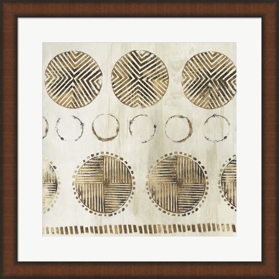 Great Art Now African Pattern by Eva Watts Framed Wall Art 20"W x 20"H