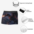 thumbnail image 6 of Daiia Fire Breathing Dragon Twilight Men's Underwear Boxer Briefs, Cotton Stretch Moisture-Wicking Underwear-Large, 6 of 9