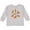AC-Heather Grey, variant on Namaste Rex Yoga Master Boys or Girls Long Sleeve Toddler T-Shirt