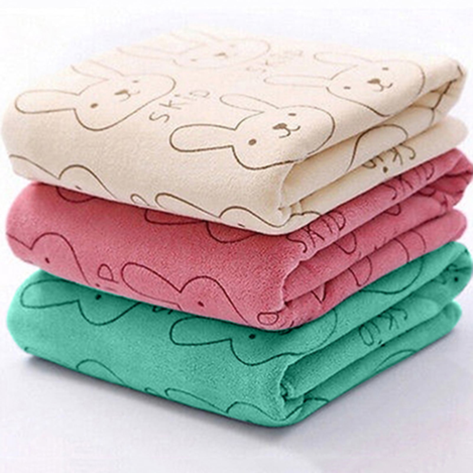 30*50cmSoft Cotton Baby Kids Printed Towel Washable Gauze Face Towel Bath Towel 