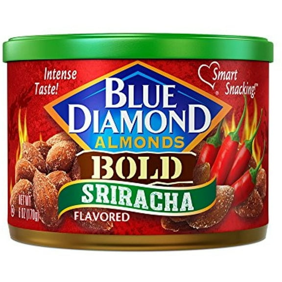 Blue Diamond Almonds, Bold Sriracha, 6 Ounce