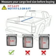 thumbnail image 5 of RVNI 5.8 Ft Soft 3-fold Truck Bed Tonneau Cover for 2007-2013 Chevy Silverado/GMC Sierra 1500, 5 of 6