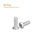 thumbnail image 3 of Unique Bargains M5x16mm Oval Head Phillips Machine Screws, 50 Pack 304 Stainless Steel Slightly Raised Countersunk Head Screws, 3 of 5