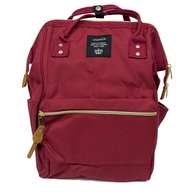 Mochila pañalera ilios innova Básica color vino