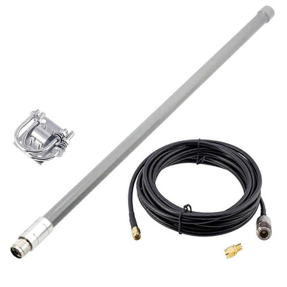 12dBi 868MHz 915MHz Optimised Tuned Helium Omni Miner Fiberglass Aerial Antenna N-Male 550mm Fiberglass Antenna Kit