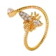 thumbnail image 2 of Anillos para mujer, regalos para mujer, anillo de perla con diseño abierto de abeja pequeña para mujer, 1 pieza, 2 of 5