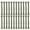 thumbnail image 1 of Unique Bargains Dark Green Embroidery Floss, 8m Each, 24 Skeins, 1 of 6