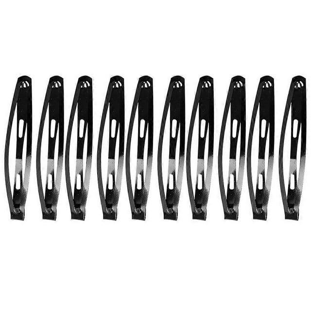 Hair Clips For Women Simple Styled Hairgrips Drop Shaped Secure Hair Daily Use Black 60Pcs