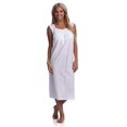 thumbnail image 6 of stylesilove.com Handmade Women's Eyelet Trim Pleated Nightgown White, 6 of 8