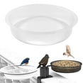 thumbnail image 2 of Outdoor Garden Hummingbird Water Dish Tray Replacement Plastic Birdbath Bowl For Wild Bird Feeding Station Drinker, 2 of 7
